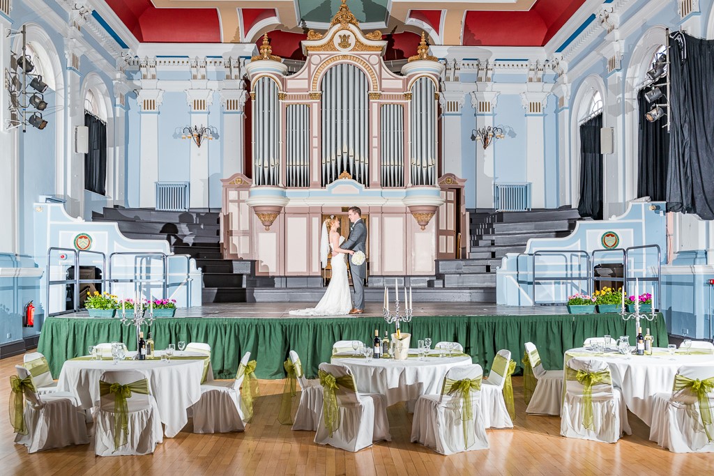 The Music Room Wedding Reception SetUp